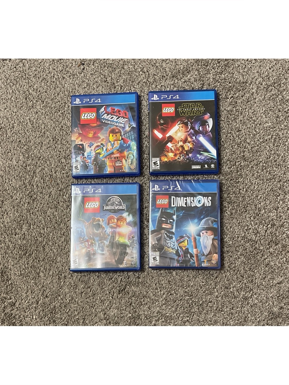 PS4 Lego Game Bundle - Lot of 4 Games